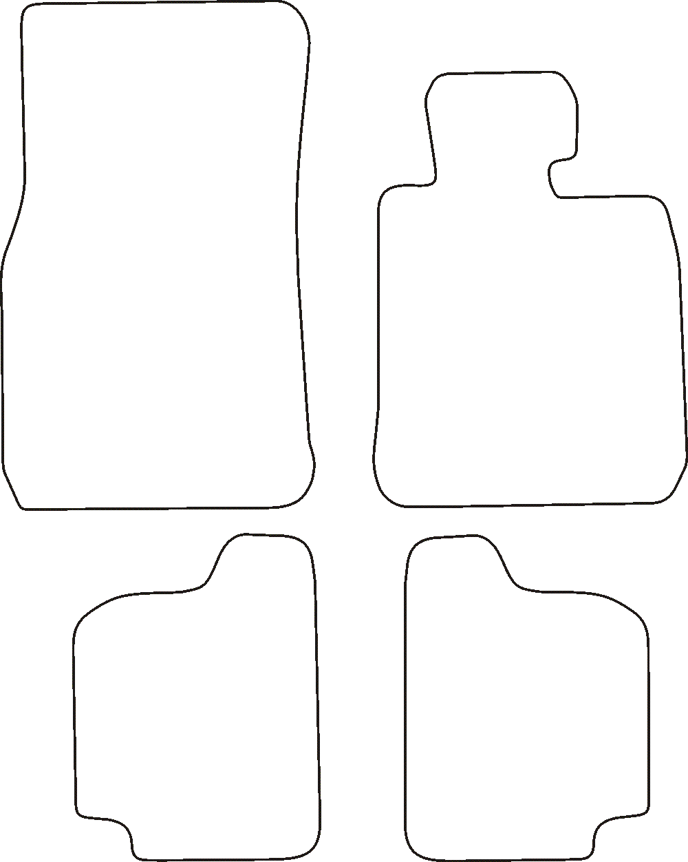 BMW 2 Series Coupe Car Mats with Velcro Fixing